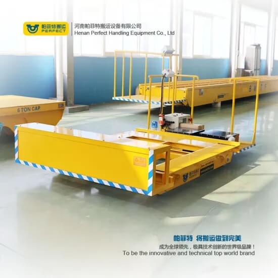 Electric Transfer Cart For Transport Cargo 90 Tons